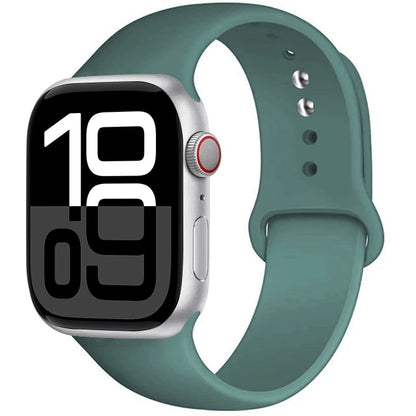 Silicone Band For Apple Watch straps 45mm 44mm 40mm 41mm 42mm-46mm sport bracelet iwatch series 8 7 6 5 SE 9 10 11 Ultra 2 49mm