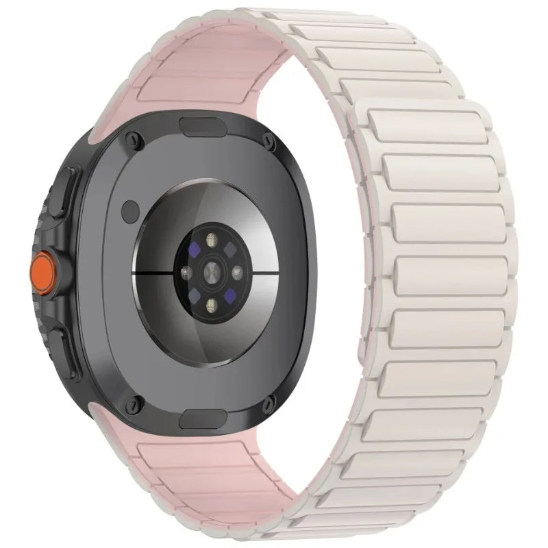 Silicone Strap For Samsung Galaxy Watch 8 40mm 44mm Magnetic Bracelet Accessories Wristband For Galaxy Watch 8 Classic 47mm Belt