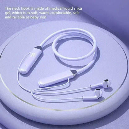 Wireless Neckband Bluetooth Earphones High Sound Quality Stereo Battery Display HD Voice Call Sports Headphones New Product 2025