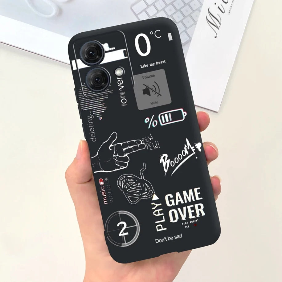 For Motorola Moto G54 Case Moto G84 Phone Cover Cute Astronaut Slim TPU Soft Silicone Funda For MotoG54 MotoG84 5G XT2343-1 Capa