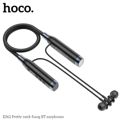 HOCO ES62 Neckband Earphones Bluetooth 5.3 Sport Headsets Support TF Card Playback 120 Hours Long Battery Life For Mobile Phone