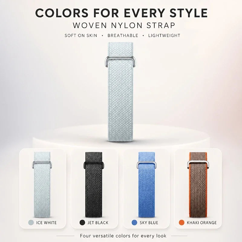 Nylon Strap For Google Fitbit Air Smart Watch Band Breathable Fabric Replacement Adjustable Wristband Bracelet Correa Accessorie