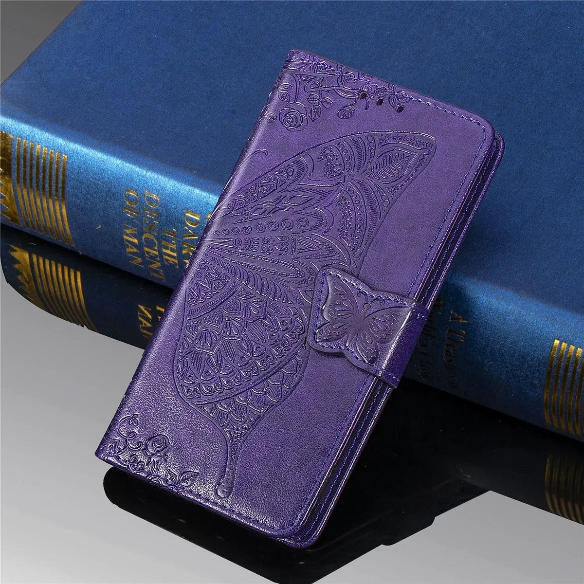 Butterfly Leather Etui for Coque Samsung Z Fold 8 Ultra 4 2 Fold5 Fold6 7 Flip Case Samsung Galaxy Z Fold 5 6 Wallet Cover Funda
