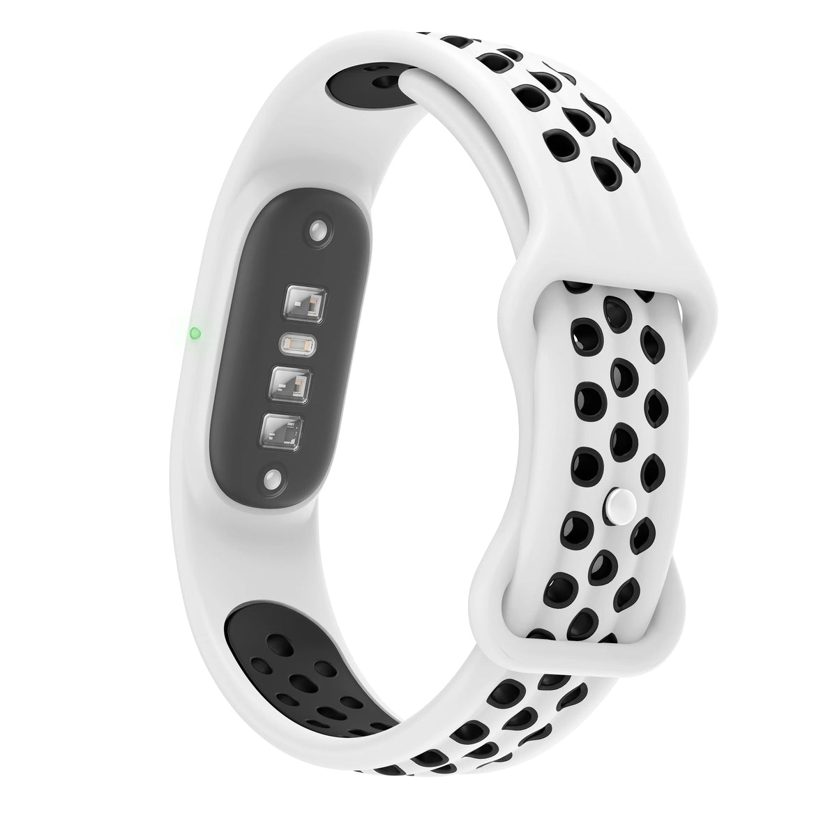 Silicone Loop Sport Watch Strap for Google Fitbit Air Two Tone Bracelet Breathable Band Wristband Correa Replacement Accessories