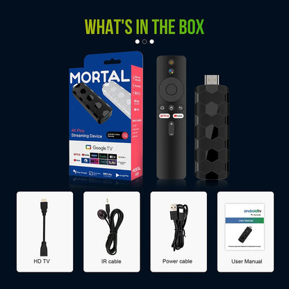 Android 16 4K/8K UHD Streaming TV Stick 8GB+128GB Storage WiFi6 Bluetooth Friendly UI Home Theater Player For Netflix YouTube