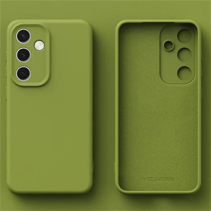 Liquid Silicone Phone Case for Samsung Galaxy S26 S25 S24 S23 S 26 Ultra Plus S26Ultra Cases Original Skin Smooth Protect Cover