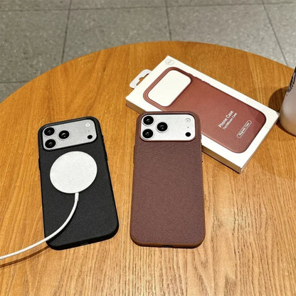 Luxury Official Technology Woven Magnetic Case For iPhone 18 17 16 15 14 13 Pro Max For Magsafe Technical Fabric Original Cover