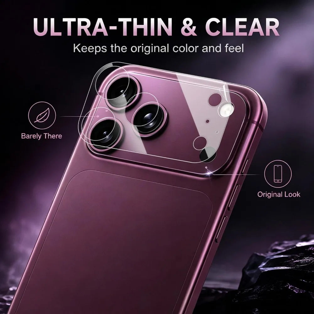 10-1Pcs Transparent Camera Lens Protector for IPhone 18 Pro Max 18 Ultra Fold Soft TPU Hydrogel Film Lens Mount Protective Film