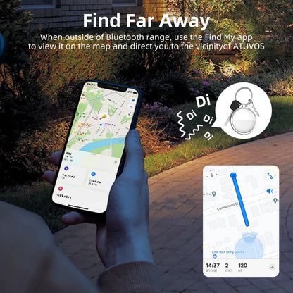 Mini GPS Tracker For Apple iOS System Find My APP Tag Wallet Finder Bike Bag Loss Tracker Smart Bluetooth Locator