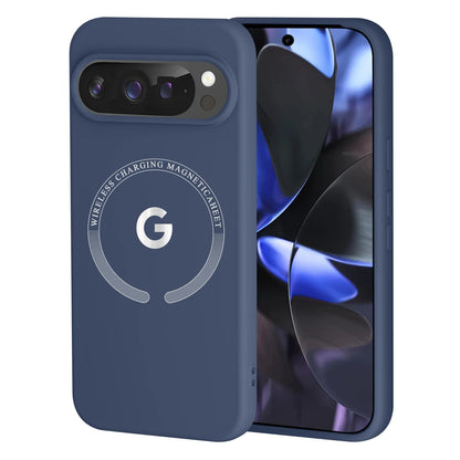 Simple Style Original Liquid Silicone Wireless Charge Case For Google Pixel 10 9 Pro XL 8 7 6 A/Pro Silky Touch Shockproof Cover