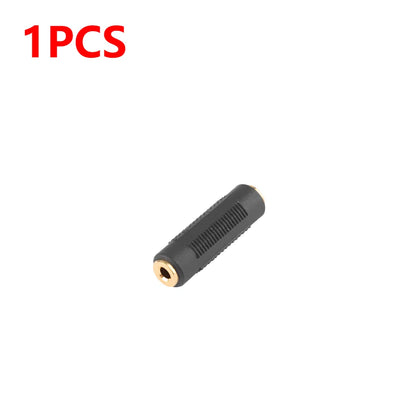3.5 Mm Female To 3.5mm Female Jack Stereo Connector Coupler Adapter Audio Extension Cable for MP3 DVD Headphone Car