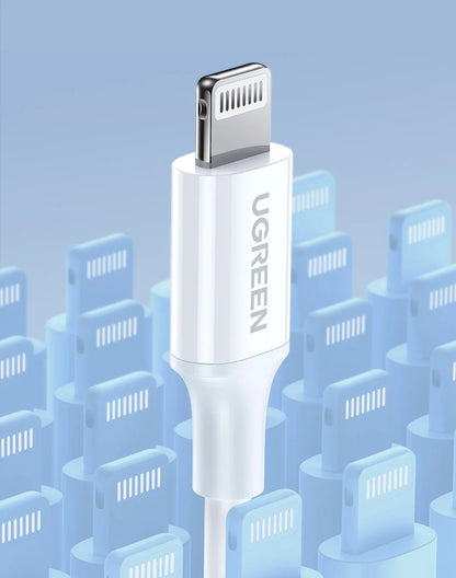 UGREEN MFi 20W PD USB C to Lightning Cable for iPhone 14 13 12 11 Fast Charging for Apple iPad Phone Charger 25cm 50cm 2m short