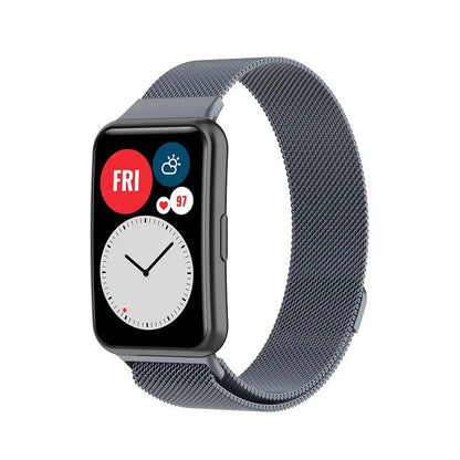 Magnetic Metal Strap For Huawei Smart Watch Fit 2 Stainless Steel Mesh Loop Bracelet Correa Huawei Fit Watch TIA-B19/B09