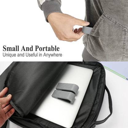 Universal Ultra Compact Portable Laptop Keyboard Stands Notebook Elevated Feet Rubber Tilting Wedge Riser Holder