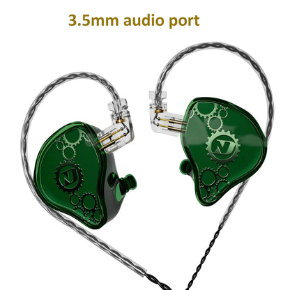 ND Venus Type C/3.5mm Wired Headphones Dynamic Drive HiFi Bass Stereo Music Earphones Noise Cancelling Game Headset For Phone PC