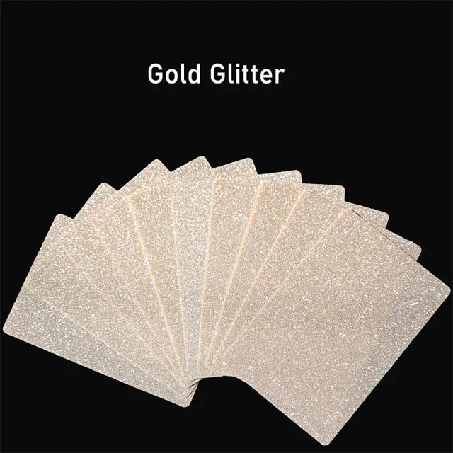 FONLYU 50PCS Bling Glitter Back Skins For iPhone Universal Decorative Rear Stickers For Screen Protector Film Cutting Machine