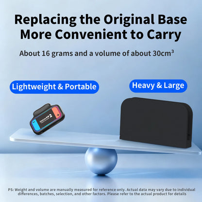Unnlink Portable Docking Station for Nintendo Switch 2, Mini Travel Dock with 4K HDMI Output & PD Charging for NS2 to TV/Monitor