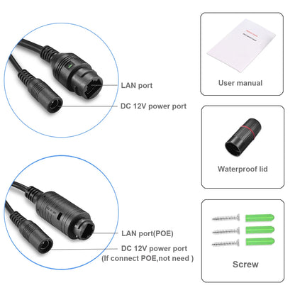 Gadinan HD 8MP 5MP 4MP H.265 Surveillance IP Camera Microphone Dome Outdoor Motion Detect Security Home Metal Email Push POE