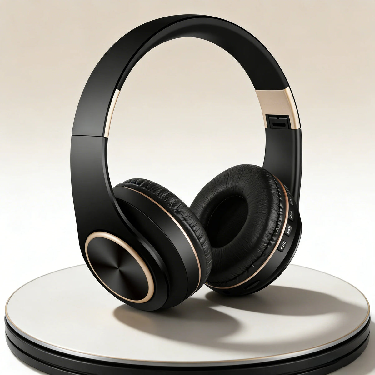 Over-ear Wireless Headphones Bluetooth 5.3 HiFi Stereo Low Latency Noise-canceling Headset Gaming Earphones with ENC Micphone