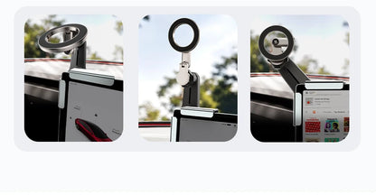 YZ Magnetic Car Phone Holder for Tesla Model YL Y 3  Car Display Screen Side 360 Degree Rotation Car Mount for all iPhone 17 18