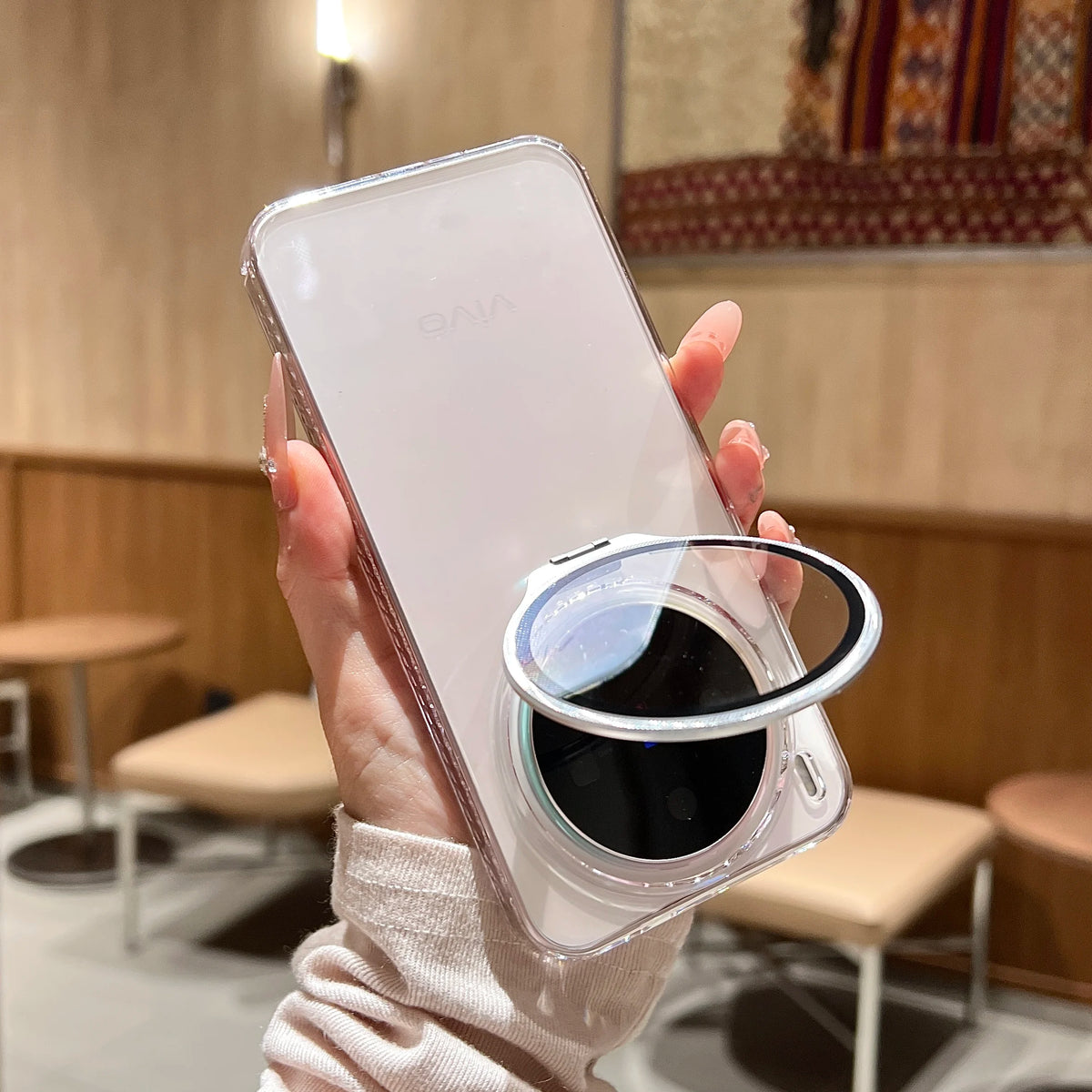 For VIVO X300 Ultra X300 Pro Case Acrylic Skin-friendly Transparent Lens Holder PC Cover For VIVO X300S Shockproof Funda