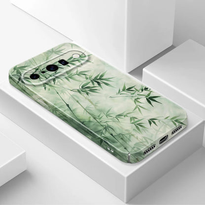 Green Bamboo Forest Phone Case For Google Pixel 10 9 9A 8 8A 7 7A Pro XL 5G Film Hard Cover