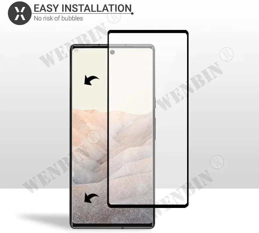 3 Pcs Tempered Glass For Google Pixel 9 Pro XL 8 7 6 Pro 8A 7A 6A 5A 4A 4G 3 XL Curved Full Cover Screen Protector