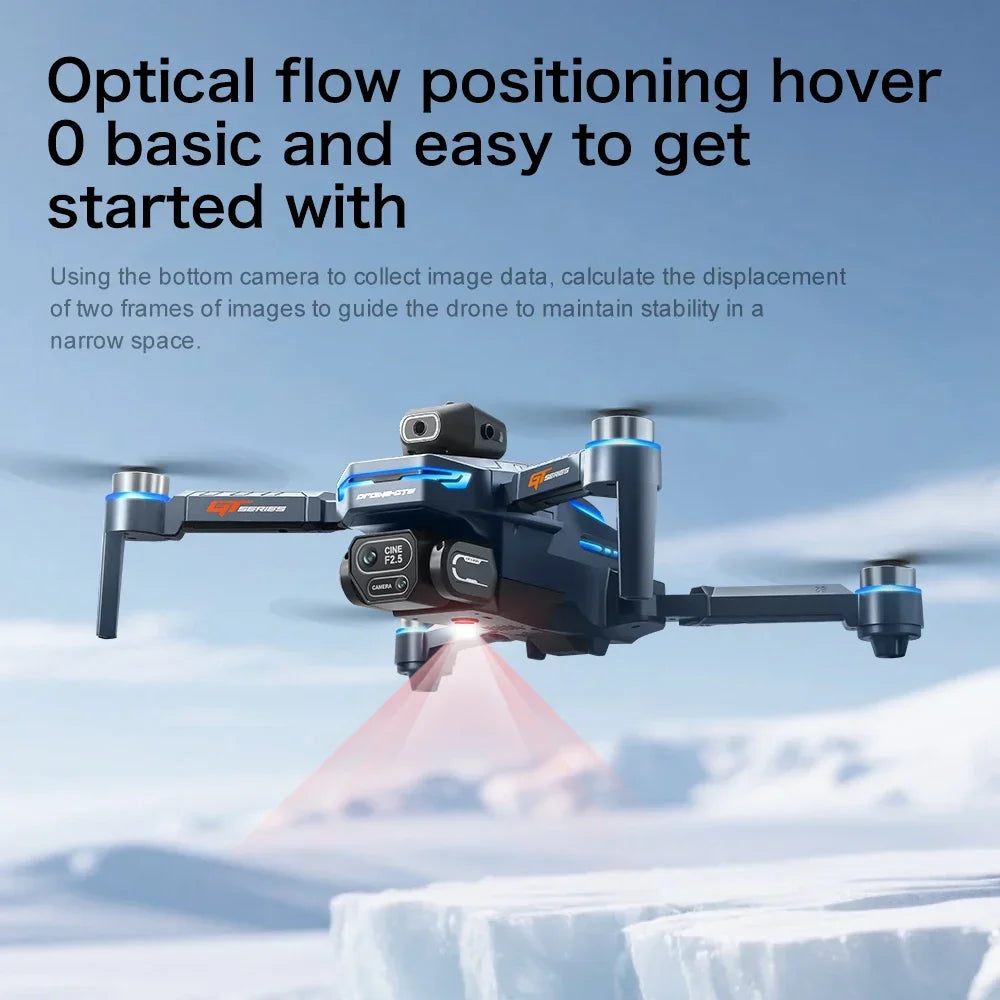 For Genuine GT8 Drone 4K Professional Dual Camera FPV GPS Brushless Motor Optical Flow Hovering Folding Quadcopter 4k 8K RC Dron