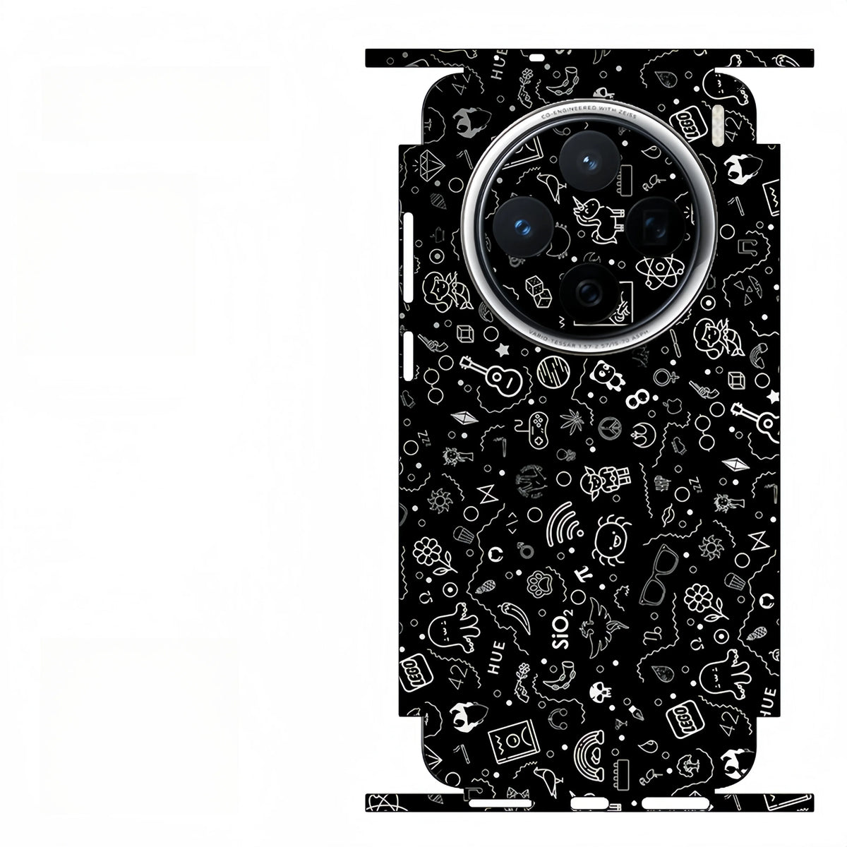 Colorful Sticker for VIVO X200 X300 PRO Back Screen Protector with Hing Side Skin  Protective Film