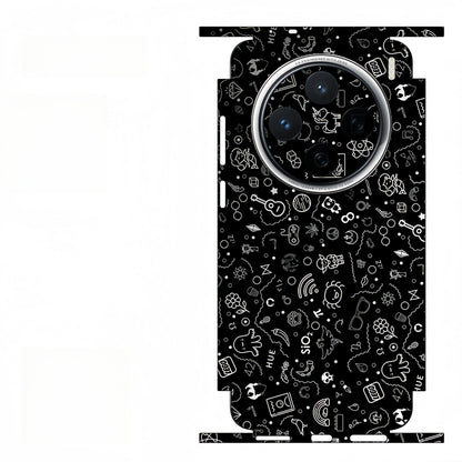 Colorful Sticker for VIVO X200 X300 PRO Back Screen Protector with Hing Side Skin  Protective Film