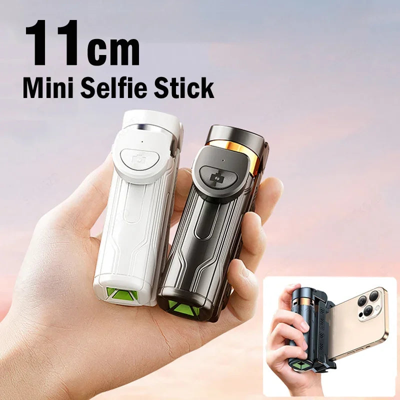 Super Mini Selfie Stick Portable Phone Holder Shooting Aid Versatile Integrated Design Bluetooth Remote For Live Broadcas