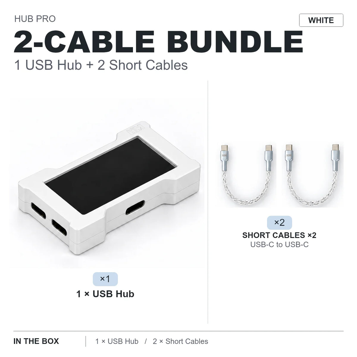 HMLAB ZNEO Gaming USB Hub - 2-to-3 Port, 8K Hz, Independent Power, With Screen, Trendy for Gaming Ambience Desk Setup