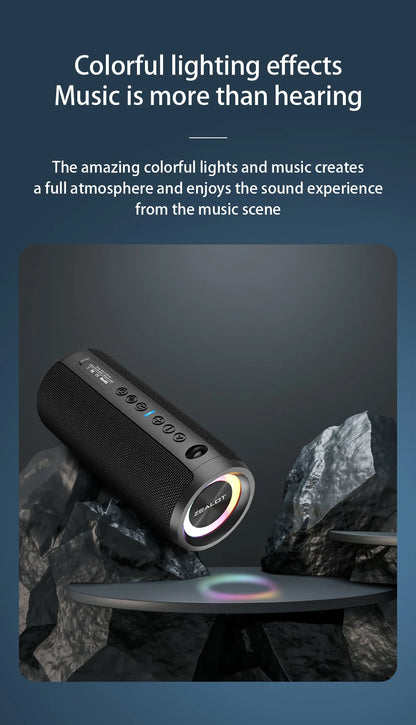 ZEALOT S51 Pro 40W Wireless Speakers, Outdoor Portable Subwoofer Speaker, 5200mAh Battery, 24 Hours Playtime Loud Stereo.