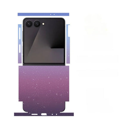 Skin For Samsung Galaxy Z Flip7 6 5 4  Back Film Sticker Full Cover Protective Decal Wrap Side Frame Back Screen Protector