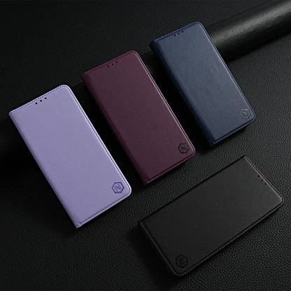 Wallet Skin Friendly Magnetic Slot Flip Leather Case For Samsung Galaxy S26 Ultra S25 Edge S24 FE S23 Plus S22 S21 S20FE S10+