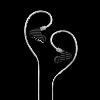 TRUTHEAR PURE Earphones 1DD+3BA Hybrid Wired In-Ear Headphones HIFI Earplugs 3.5mm Plug 0.78mm 2Pin Gaming Headset