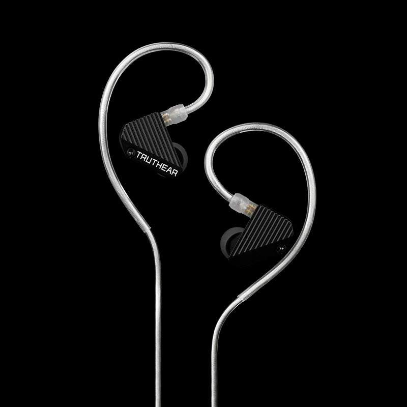TRUTHEAR PURE Earphones 1DD+3BA Hybrid Wired In-Ear Headphones HIFI Earplugs 3.5mm Plug 0.78mm 2Pin Gaming Headset