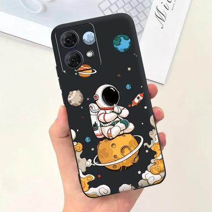 For Motorola Moto G54 Case Moto G84 Phone Cover Cute Astronaut Slim TPU Soft Silicone Funda For MotoG54 MotoG84 5G XT2343-1 Capa