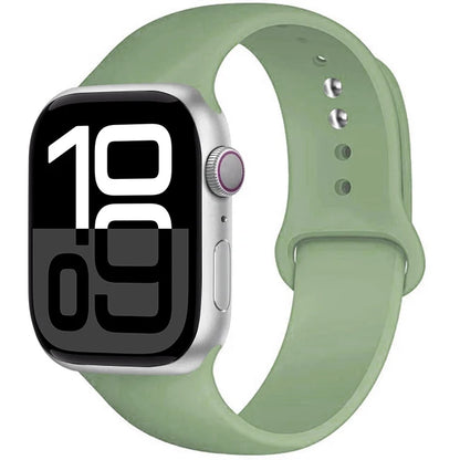 Silicone Band For Apple Watch straps 45mm 44mm 40mm 41mm 42mm-46mm sport bracelet iwatch series 8 7 6 5 SE 9 10 11 Ultra 2 49mm
