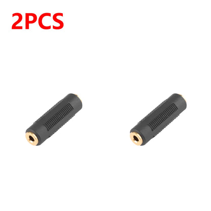 3.5 Mm Female To 3.5mm Female Jack Stereo Connector Coupler Adapter Audio Extension Cable for MP3 DVD Headphone Car