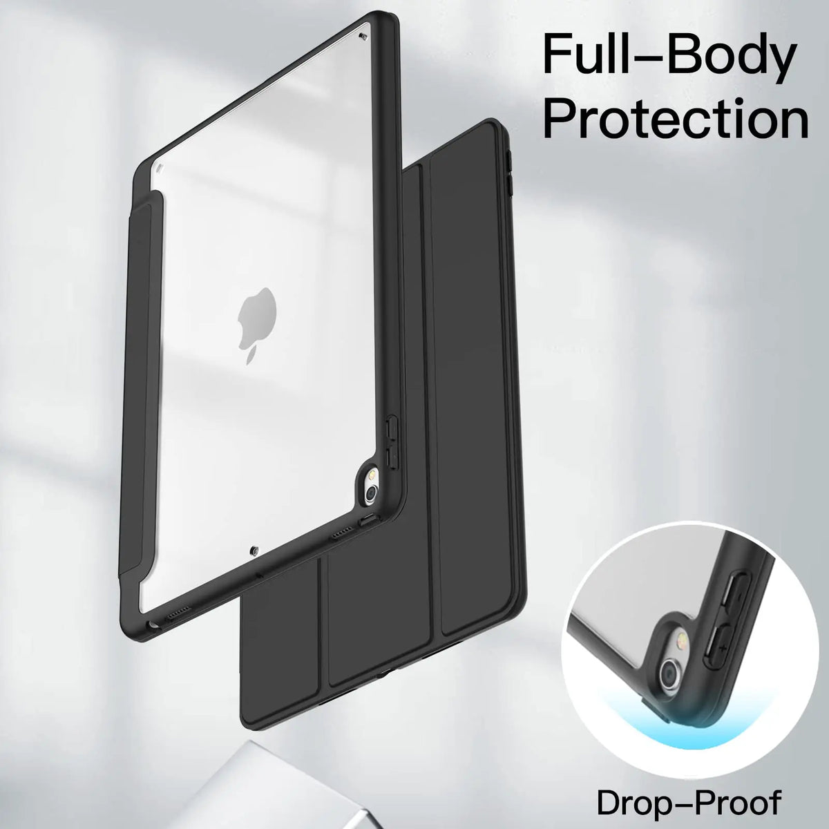 Case for iPad Pro 10.5-Inch and iPad Air 3 (10.5-Inch 2019, 3rd Generation) Tablet Cover, Full Cover, TPU Soft Case