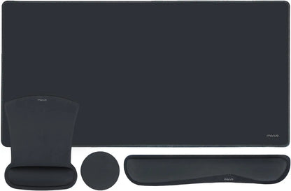 Keyboard Mouse Pad Set Large Gaming Mousepad&Keyboard Wrist Rest&Mouse Wrist Rest&Coaster Ergonomic Non-Slip Mousepad Cushion