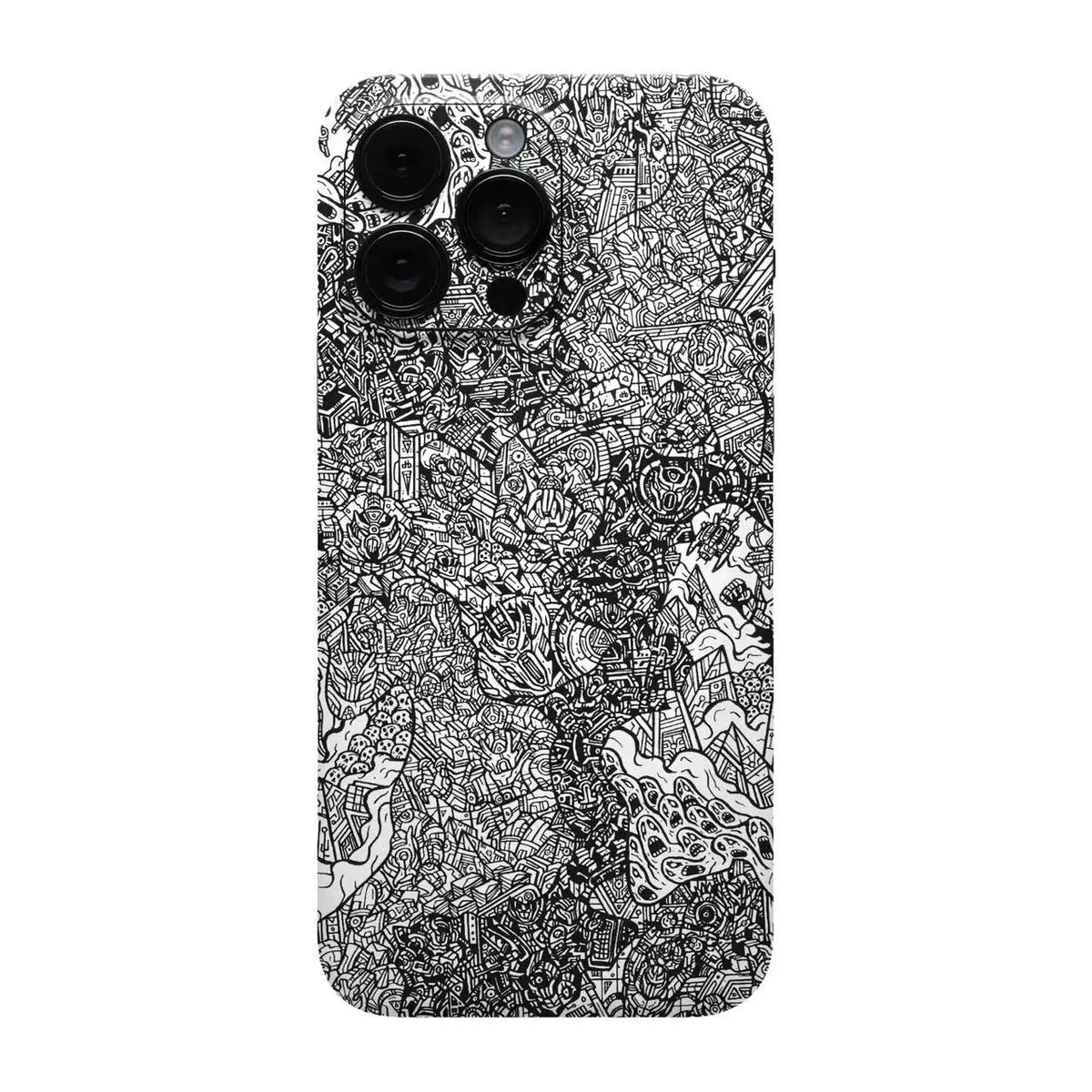 Oscar Colorful Decal Skin for iPhone 17 16 15 14 13 12 Pro Max Protector Film Wrap Case Full Cover Personal Sticker
