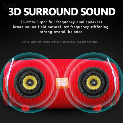 Powerful Portable Radio FM Wireless Caixa De Som Bluetooth Speaker Music Sound Box Blutooth For High Power Subwoofer Blootooth