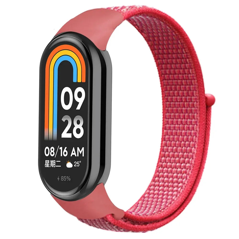 Nylon Loop Strap for Xiaomi Mi Band 11 10 9 8 7 6 5 4 Breathable wristband Smartwatch Bracelet sport pulsera watchband Miband 11