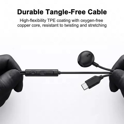 For Samsung Headphones Type C Wired In Ear Earphones HiFi Surround Sound USB C Earbuds For Samsung Galaxy S26 S25 S24 S23 S22