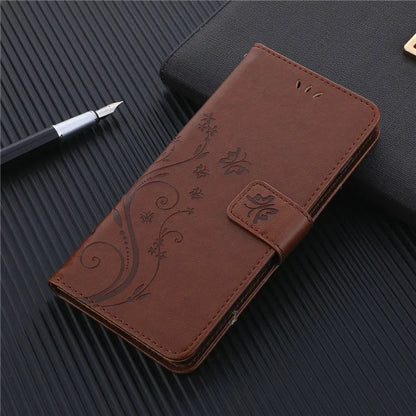 S8 S9 Plus S10 S20 FE S21 S22 S23 Ultra PU Leather Wallet Cover For Samsung Galaxy S23 FE S10 Plus Holder Flip Stand Phone Case