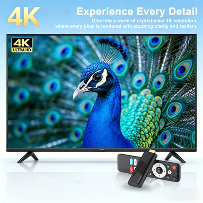 2026 New H96 MAX RK3518 TV Stick Android14 4K TV Box Android Quad Core RAM WiFi6 BT5.4 2GB 8GB/16GB Smart TV Box Voice Remote