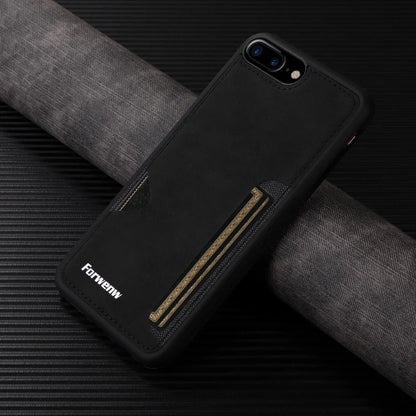 Retro Card Holder Phone Case for iPhone 18 17 16 15 14 13 12 11 Pro Max 17E Air XS XR SE 7 8 Plus Busines Wallet Leather Cover