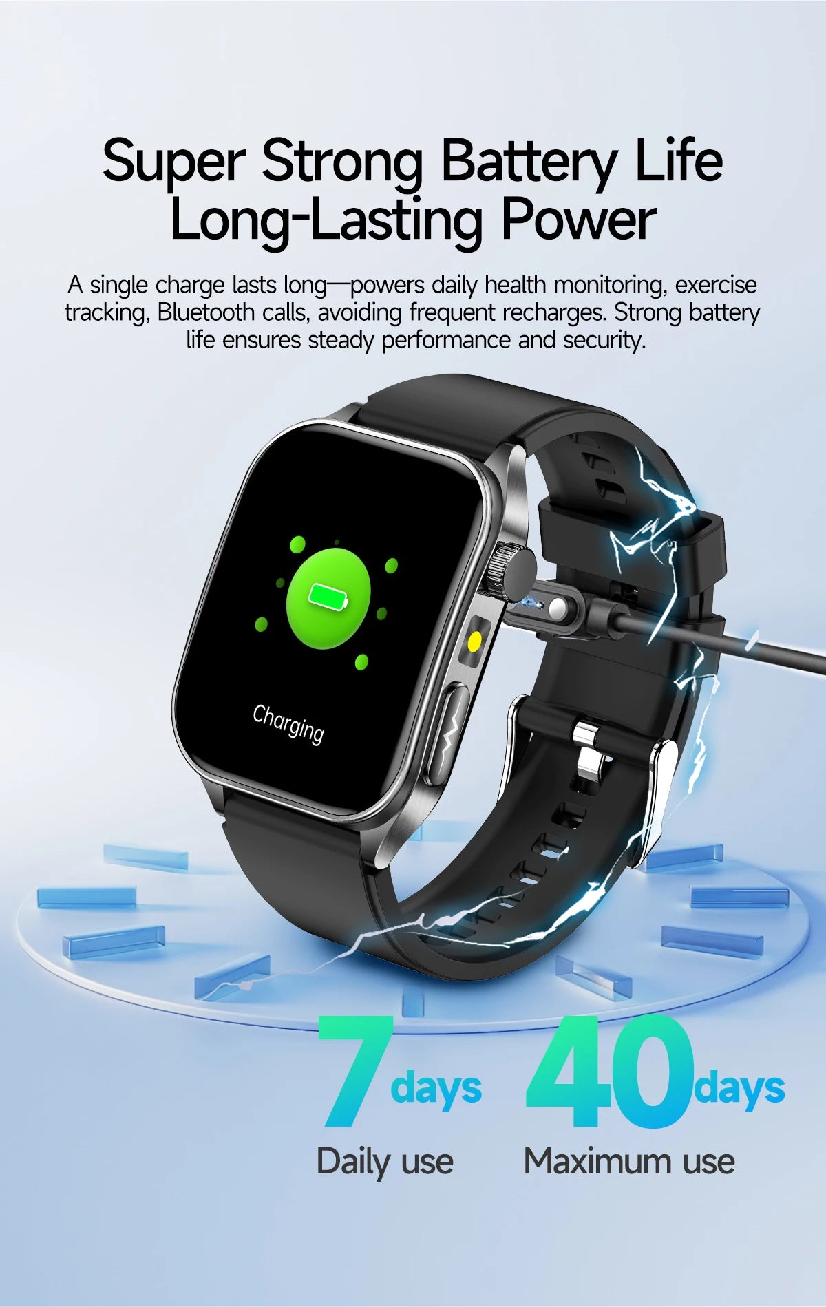 2026 New Health Smart Watch Laser Therapy Reduce Three Highs Blood Oxygen Pressure Uric Acid Blood Lipid ECG Smartwatch For Man